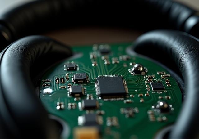 Inside view of silent disco headphone technology